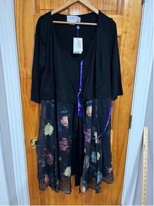 Neu mit Etikett Luxe by Seraphine Petunie Umstandsmode Still Blumen Wickelkleid US 10 - Bild 1 von 6