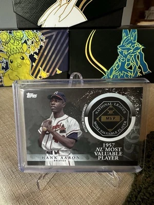 2023 Topps Update Series - Mvp Medallion Hank Aaron #MVP-HA - Image 1 of 2