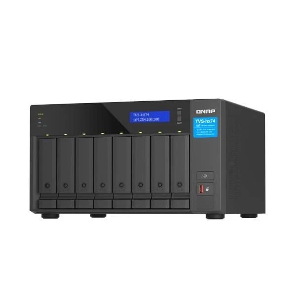 Qnap Network Storage TVS-H874-I7-32G 8BAY 12C 32GB DDR4 2X 2.5GBE - Immagine 1 di 1