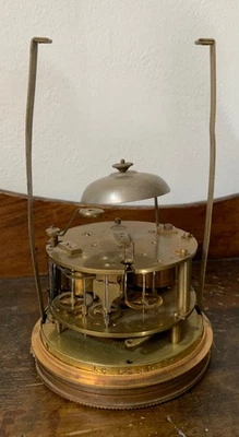 ANTICO MECCANISMO OROLOGIO A PENDOLO DA TAVOLO-RAISON & THOMAS--FRANCIA - Immagine 1 di 4