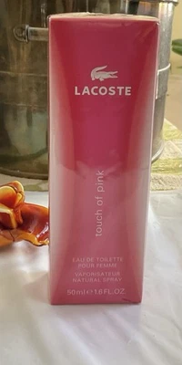 Eau de Toilette Lacoste Touch of Pink para mujer spray 1,6 oz/50 ml caja sellada Foto 1 de 4