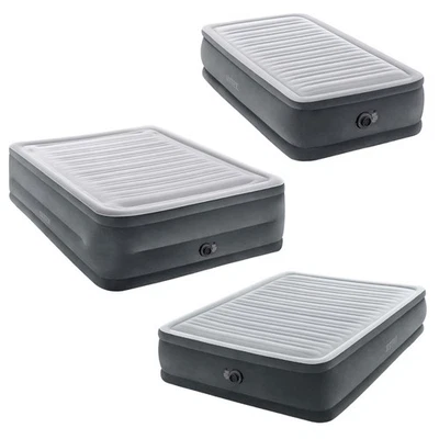 Intex Luftbett Comfort Gästebett Bett selbstaufblasend mit Pumpe Reisebett - Bild 1 von 4