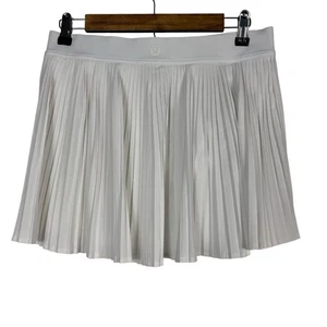 Lululemon Skort Damengröße 8 weiß plissierter Tennisrock - Bild 1 von 7