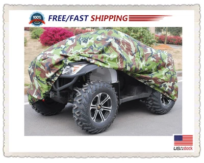 ATV Cover Waterproof UV Rain Dust Protector For Kawasaki KLF250/300 KVF360/300 - Imagem 1 de 4