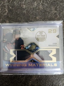 2021-22 Upper Deck SPx Winning Materials Patch 04/10 Leon Draisaitl Card# WM-LD - Bild 1 von 2