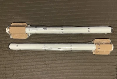 NUEVO Juego de 2 - Ikea ADILS BLANCO Pata de Acero para Mesa Escritorio 902.179.72 Precintado Foto 1 de 3