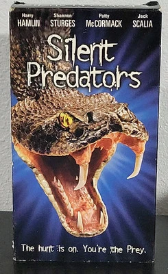 Silent Predators VHS, 2001 Good Condition • Former Blockbuster Rental Foto 1 de 4