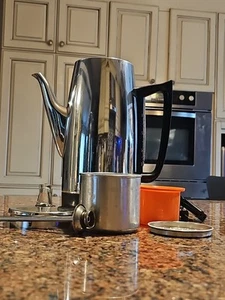 Vintage 9 Cup General Electric GE Immersible Automatic Coffee Percolator Tested - Picture 1 of 8