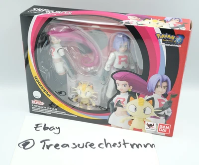 RARE Bandai SH Figuarts Pokemon Team Rocket Meowth James Jesse US Seller - Image 1 of 4