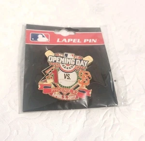 2017 San Francisco SF Giants Arizona Diamondbacks D-Backs Opening Day Pin Ty71 - Picture 1 of 3