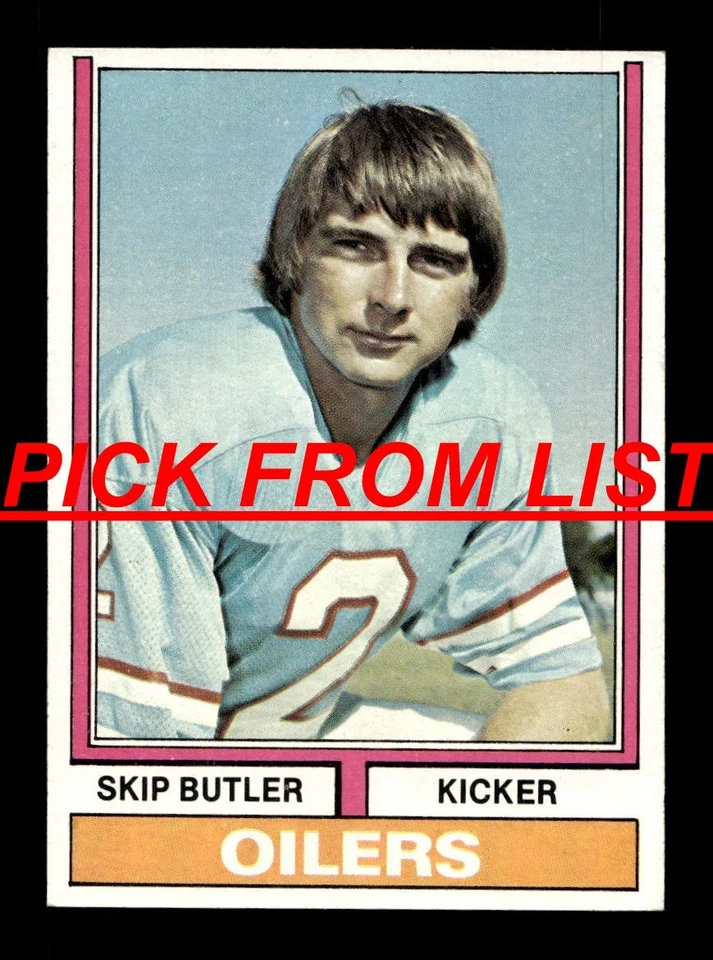 1974 Topps Football #282-528 EX/EX-MT Pick From List ALL PICTURED cc8 - Image 1 of 1