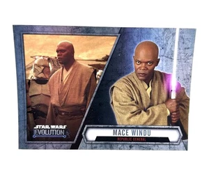 2016 Star Wars Evolution Mace Windu #80 Republic General - Picture 1 of 2