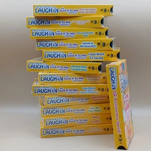 Laugh-In Sock-It-To-Me VHS Lot 12 Sealed + Bonus 25th Anniversary Tape - Bild 1 von 4