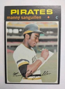 1971 Topps Set-Break #480 Manny Sanguillen Pittsburgh Pirates. Ex+ Condition. - Picture 1 of 2