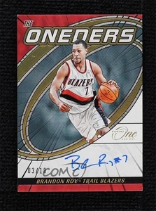 2023-24 Panini One and One The Oneders Signatures Gold/10 Brandon Roy Auto - Imagen 1 de 3