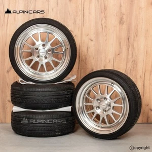 Original Wheels Set Lot Wheels Work Seeker 4x 17x8J ET38/40 5x112 - Picture 1 of 12