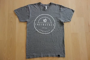 American Apparel Herren T-Shirt - Aufdruck Treibstoff - Gr. M - grau - Bild 1 von 4
