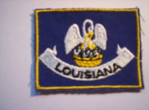Parche Banderas Louisiana aprox 6 x 5 cm - Imagen 1 de 1