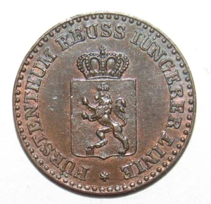 Germany 1858 A 1 Pfennig BN&RD BU KM#65 (P52) - Picture 1 of 2