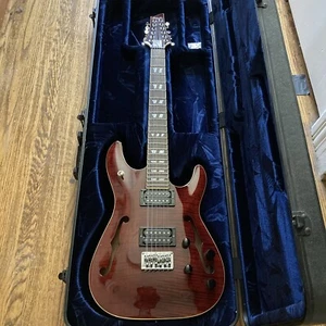Schecter CSH-12 12-String Semi-Hollow Guitar 2006 Crimson Red - Picture 1 of 2