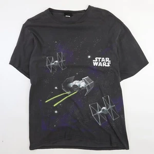 T-shirt vintage Star Wars Morte Nera taglia grande stampa all over anni 90 - Foto 1 di 4