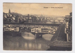 TO FI 67 Firenze veduta del Lungarno viaggiata 1923 - Picture 1 of 1