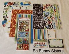 SISTER Scrapbook Kit Bo Bunny 12x12 Papers and Sticker Sheet