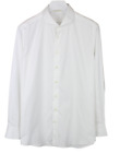 SUITSUPPLY Slim Fit Formal Shirt Men's XL Cutaway Neck Button Up White