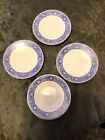 American Atelier "ASIAN TOILE" #5025 Saucers Set Of 4