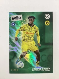 TOPPS IMPACT 2024 SAMUEL BAMBA BORUSSIA Dortmund paralelo 15/99 - Imagen 1 de 2