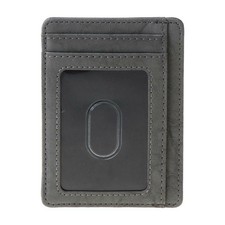 Slim RFID Blocking Leather Wallet Credit ID Card Holder Purse Case for Men Women