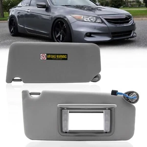 Parasol del lado derecho del pasajero para Honda Accord 2008-2012 con gris claro - Imagen 1 de 8