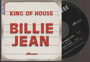 King of House Billie Jean Cd Single France Cardsleeve Michael Jackson Cover - Picture 1 of 1
