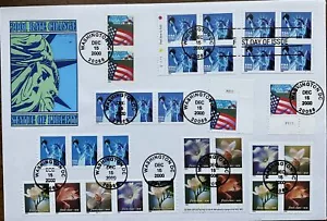 Farnum 2001 Rate Change 3448-3465 31 Stamps Several PN# 6X9 - Picture 1 of 1