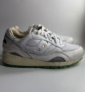 Saucony Men’s 8.5 Premium Leather Shadow 6000 Oyster Pearl Casual Shoes S70432-1 - Picture 1 of 13