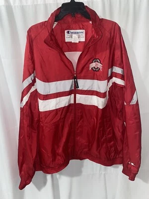 Chaqueta Campeón Vintage Ohio State University Buckeyes Cremallera Completa XXL Foto 1 de 3