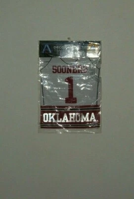 OKLAHOMA SOONERS HOGAR/AWAY DECORACIÓN JARDÍN BANDERA 12.5" X 18" 2 LADOS NUEVO SELLO Foto 1 de 2