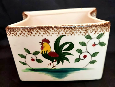 Винтажный Napco петух письмо или записка держатель коробка. Красивое состояние товара - Изображение 1 из 4