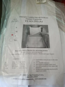 ITA-MED Unisex Posture Corrector - Thoracic Lumbosacral Orthosis TLSO 251 -large - Picture 1 of 7