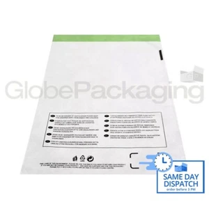 Sacchetti postali 50 x 12""x16"" TRASPARENTI peeling e sigilli - 12x16"" (305x405 mm) - Foto 1 di 5