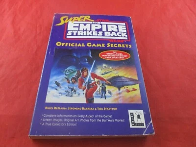 Super Star Wars The Empire Strikes Back Nintendo SNES Strategy Guide Hint Book - Image 1 of 3