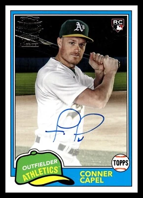 2023 Topps Archives - 1981 Fan Favorite Autographs Conner Capel #81F - Image 1 of 2
