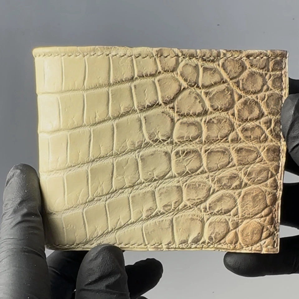 Himalayan Nile Crocodile Bifold mens wallet - Image 1 of 4