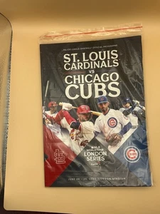 2023 MLB WORLD TOUR LONDON SERIES PROGRAMME - ST LOUIS CARDINALS v CHICAGO CUBS - Picture 1 of 2