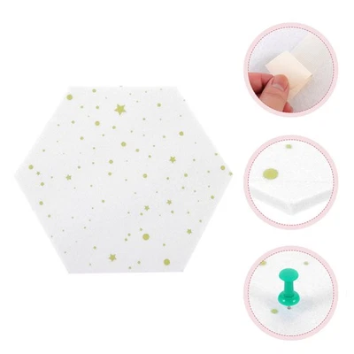  Photo Wall Decoration Frame Round Hexagonal Bulletin Board Tiles - Image 1 of 4