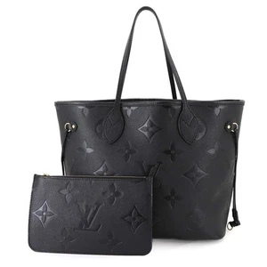 LOUIS VUITTON Monogram Empreinte Neverfull MM Tote Bag Noir M45685 90284936 - Picture 1 of 11