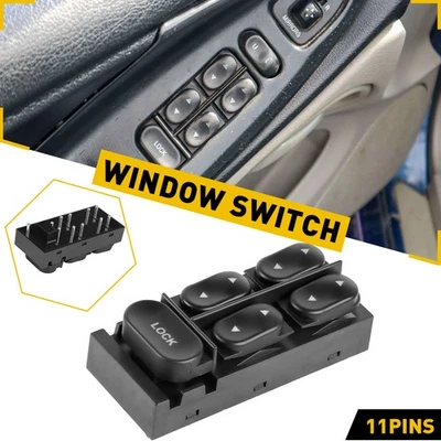 Interruptor de ventana eléctrica para Ford Mustang Convertible 1994 1995 1996-2004 delantero izquierdo Foto 1 de 4