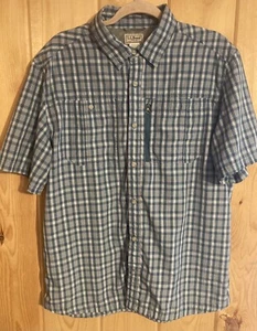 LL Bean Hombre Mangas Cortas Ventiladas Camisa Exterior Talla Grande Reg - Imagen 1 de 5