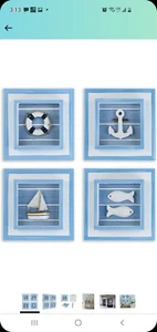 SAILINGSTORY Beach Decor, Beach Bathroom Decor Nautical Decor Beach Wall... - Picture 1 of 6