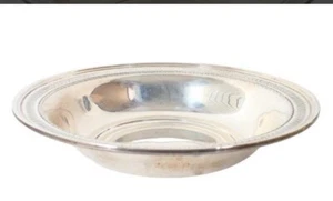 Alvin BOWL Sterling Silver Reticulated Model (D211-3) 10.5“D 9.89 Troy Ounce - Picture 1 of 7